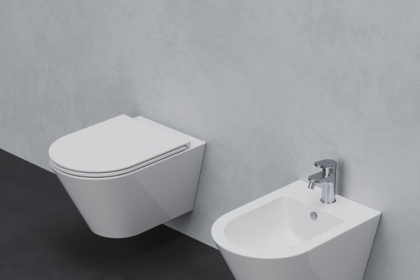 Forma viseča wc školjka in viseči bide Forma viseča wc školjka in viseči bide